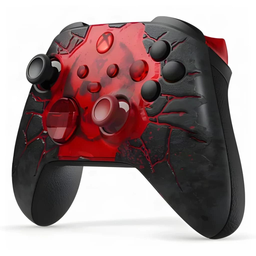 Manette de jeu Microsoft Xbox Wireless Controller Gears of War: E-Day Limited Edition Noir/Rouge - façade