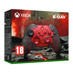 Manette de jeu Microsoft Xbox Wireless Controller Gears of War: E-Day Limited Edition Noir/Rouge - packaging officiel