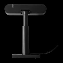 Webcam Lenovo ThinkVision MC50 Full HD Preto - suporte vertical ajustável, base e cabo visíveis