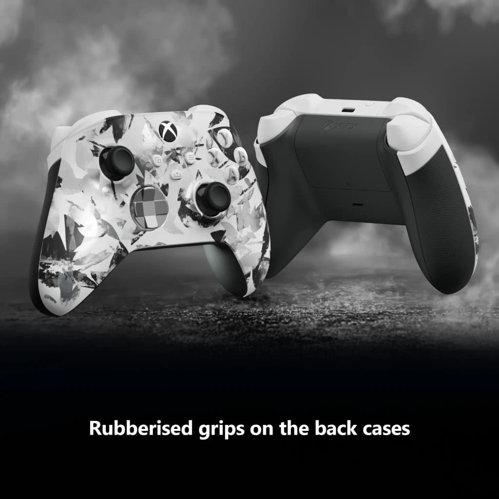 Manette de jeu Microsoft Xbox Wireless Controller Storm Breaker Special Edition Noir/Blanc - motif