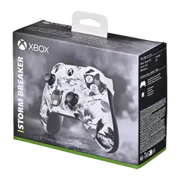 Manette de jeu Microsoft Xbox Wireless Controller Storm Breaker Special Edition Noir/Blanc - packaging avant