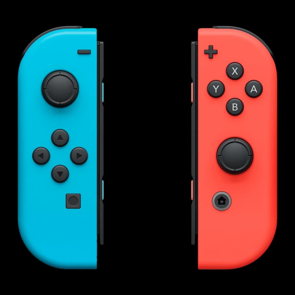 Nintendo Joy-Con (L)/(R) Vermelho e Azul Néon | Pack 2 Switch