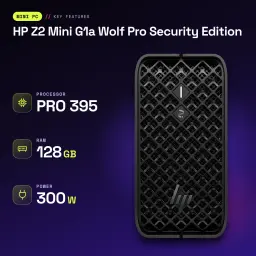 HP Z2 Mini G1a Wolf Pro Security Edition 128GB/1TB SSD Preto Azeviche WiFi 7 - características, 3 GHz