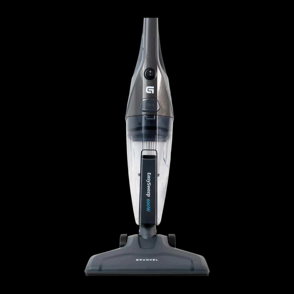 Aspirateur Balai Grunkel ASP-EASY Bleu 16000Pa 600W - corps entier dressé, réservoir transparent et tête plate
