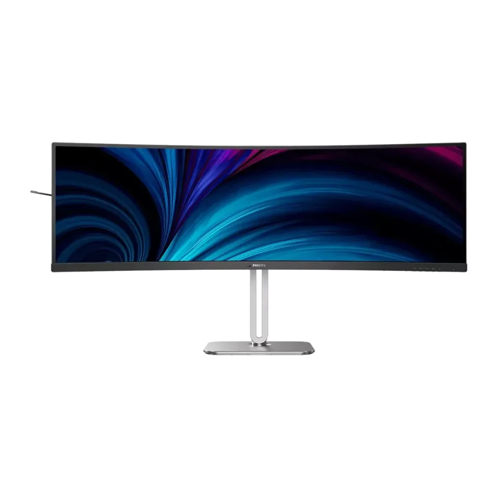 Moniteur Philips 48,8 pouces 1800R Dual QHD VA 75Hz Noir/Argent 49B2U5900C