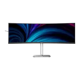 Moniteur Philips 48,8 pouces 1800R Dual QHD VA 75Hz Noir/Argent 49B2U5900C