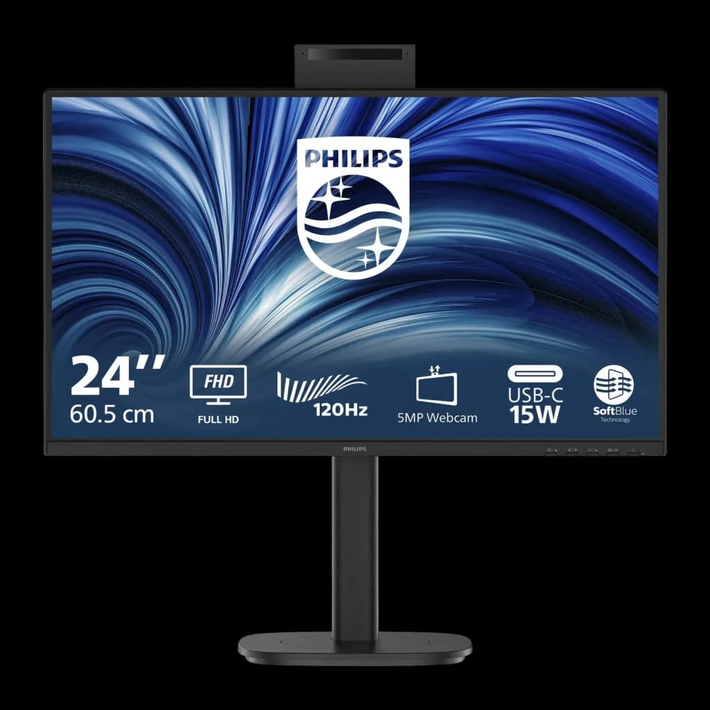 Moniteur Philips 23,8 pouces FHD IPS 120Hz 4 ms Noir 24B2N3200JH