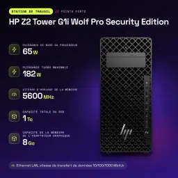 Estación de trabajo HP Z2 Tower G1i Wolf Pro Security Edition 32GB Negro Intel Core Ultra 7 265 - características, 30 MB