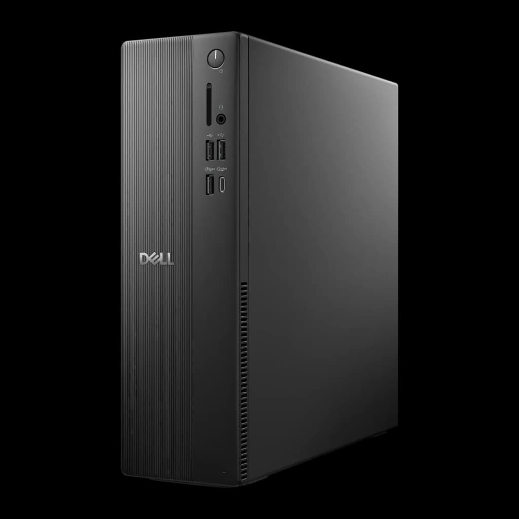 Ordenador Sobremesa Dell Pro Slim 8GB/512GB SSD Negro Intel Core Ultra 5 225 QVS1260 - panel frontal