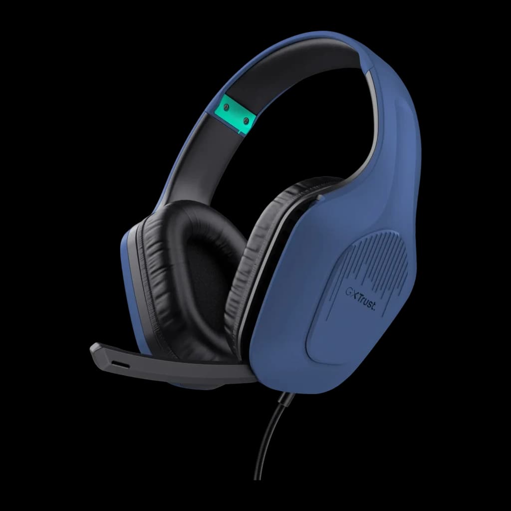 Casque Gaming Trust GXT 415B Zirox Micro Boom Arceau Bleu