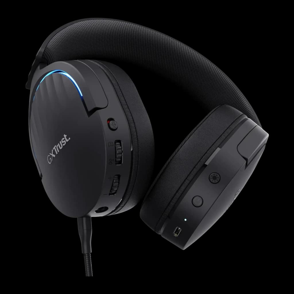Casque Gaming Trust GXT 491 Fayzo Sans Fil RGB Micro Boom Noir - 2.4 GHz