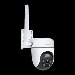 Cámara de Vigilancia TP-Link Tapo 4G 1080p IP66 Blanco TC40GW - soporte de pared, antena y módulo de cámaras