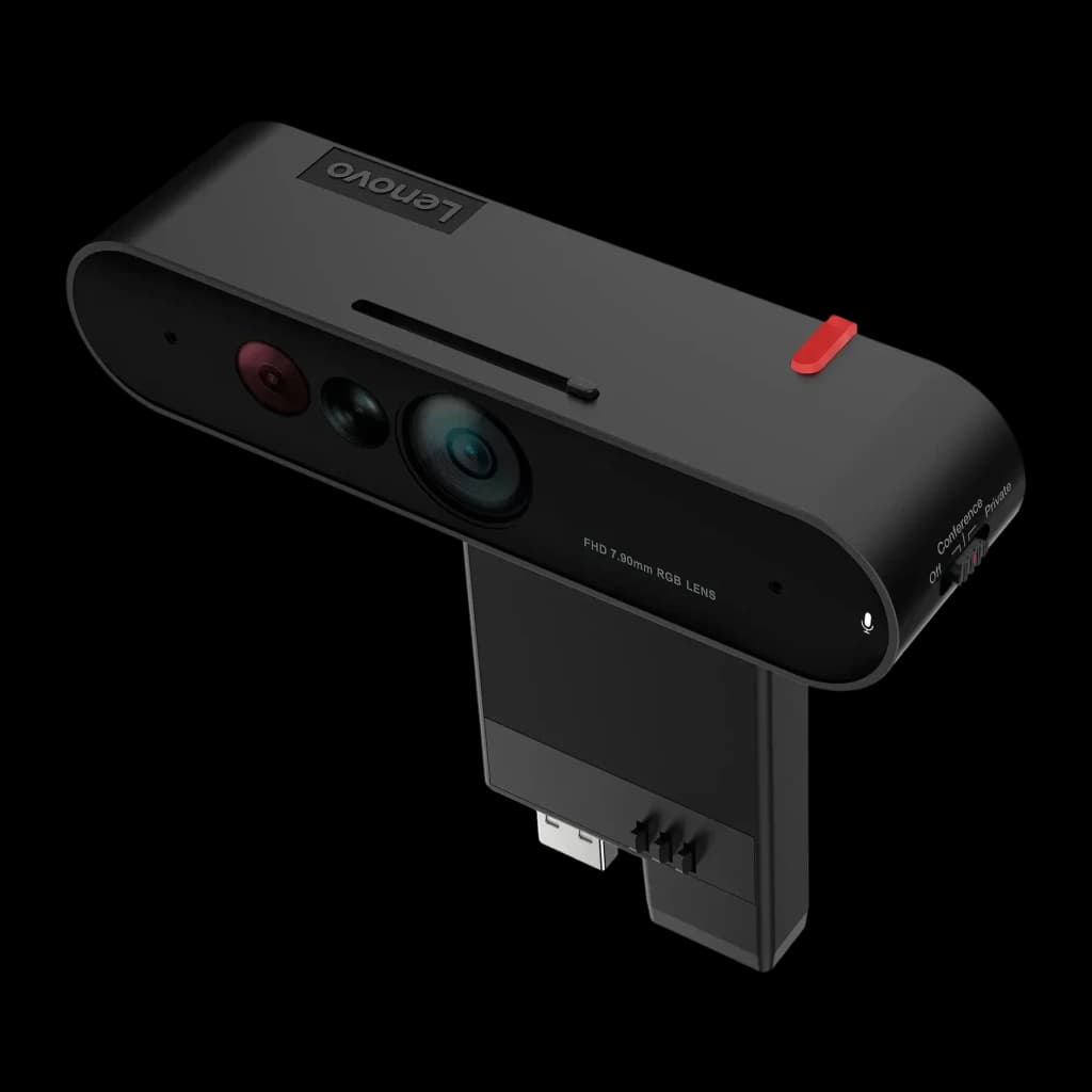 Webcam Lenovo ThinkVision MC60 (S) Full HD Preta - USB 2.0