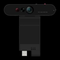 Webcam Lenovo ThinkVision MC60 (S) Full HD Preta - módulo de câmeras RGB, lente FHD 7.90mm e conector USB