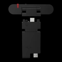 Webcam Lenovo ThinkVision MC60 (S) Full HD Preta - corpo desmontado com clipe, módulo USB e adaptadores