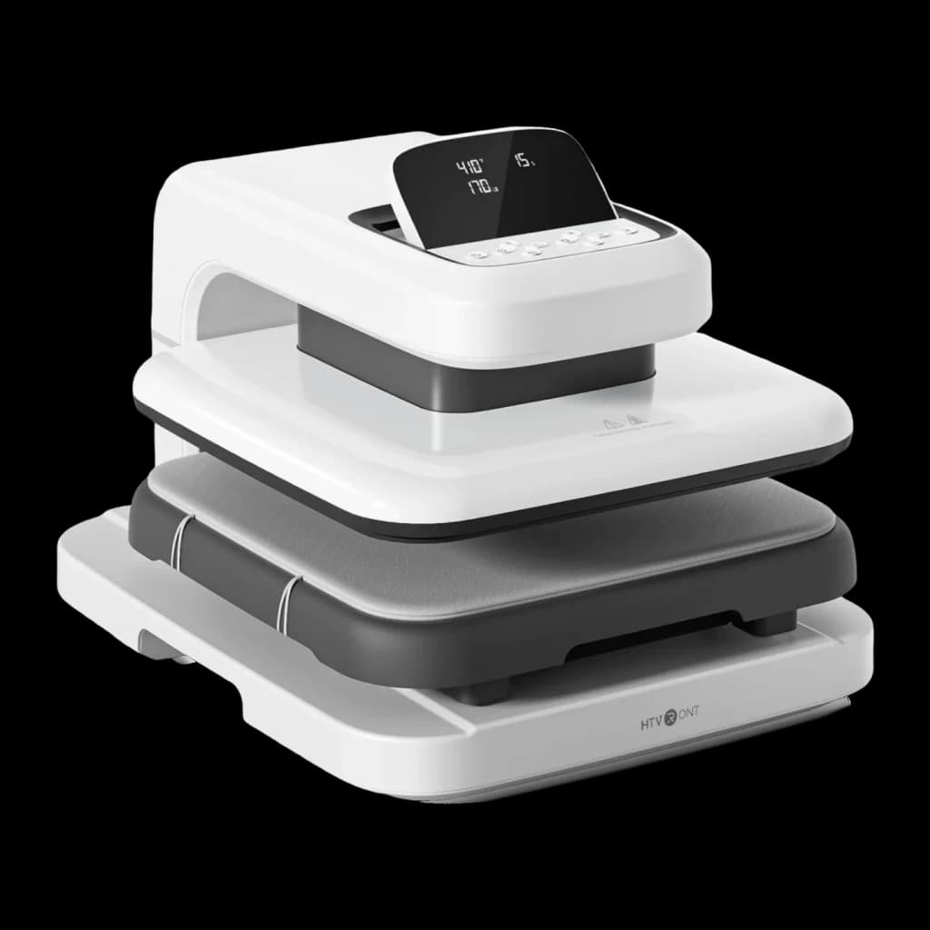 Presse thermique HTVRONT Auto 2 Digit Automatique 20-80 kg 38,1×38,1 cm Blanc