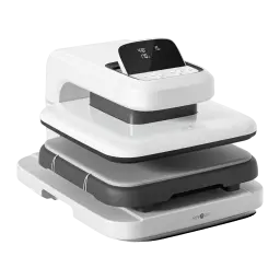 Presse thermique HTVRONT Auto 2 Digit Automatique 20-80 kg 38,1×38,1 cm Blanc