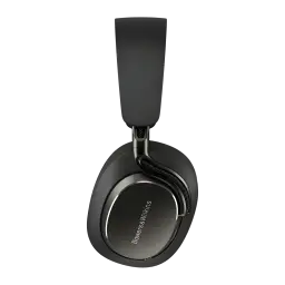 Casque supra-aural Bowers & Wilkins Px8 S2 Réduction de Bruit Adaptative Warm Stone Noir - écouteur droit avec logo