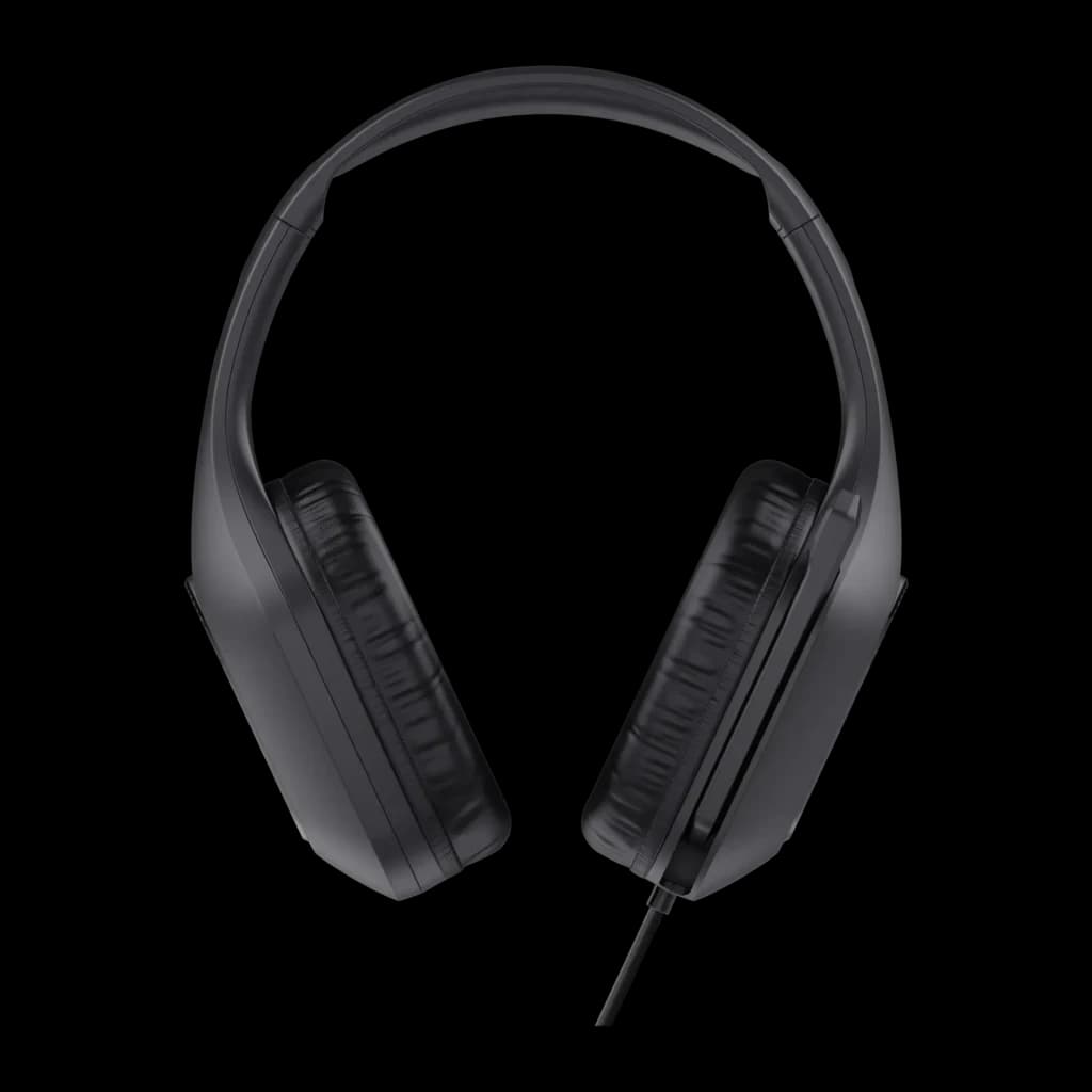 Casque Gaming Trust GXT 415 Zirox Microphone Boom Noir - coussinets rembourrés et câble visible sans microphone