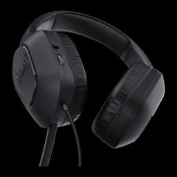 Casque Gaming Trust GXT 415 Zirox Microphone Boom Noir - coussinets, arceau et commandes de volume visibles