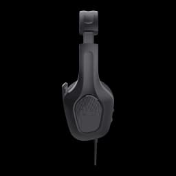 Casque Gaming Trust GXT 415 Zirox Microphone Boom Noir - oreillette droite avec logo Trust, micro boom replié