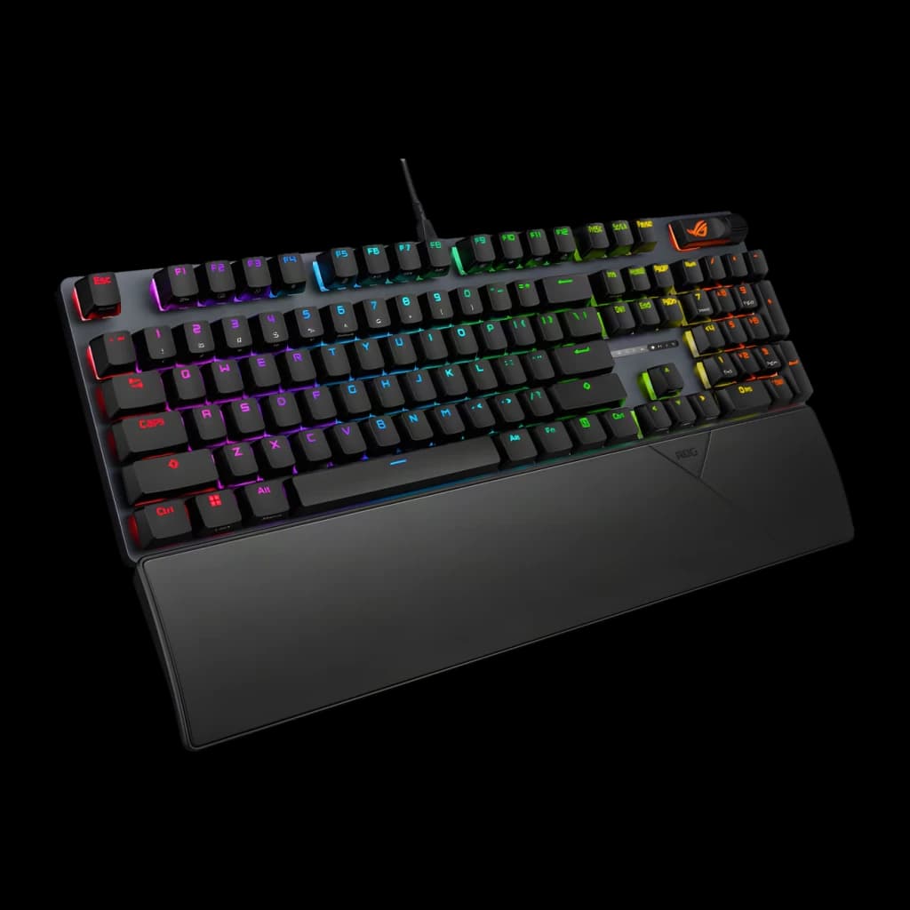 Teclado Gaming ASUS ROG Strix Scope II X Mecánico Switch NX Snow RGB Negro - retroiluminación RGB multicolor en teclas