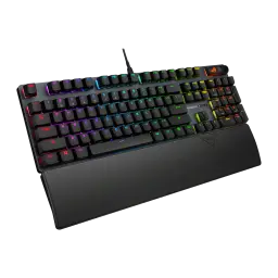 Teclado Gaming ASUS ROG Strix Scope II X Mecánico Switch NX Snow RGB Negro - retroiluminación RGB multicolor en teclas