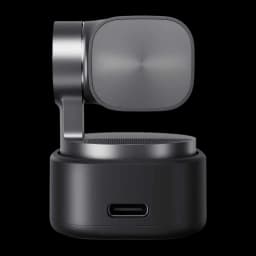 Webcam OBSBOT Tiny 3 4K avec Microphone Noire - base avec port USB-C et tête rotative