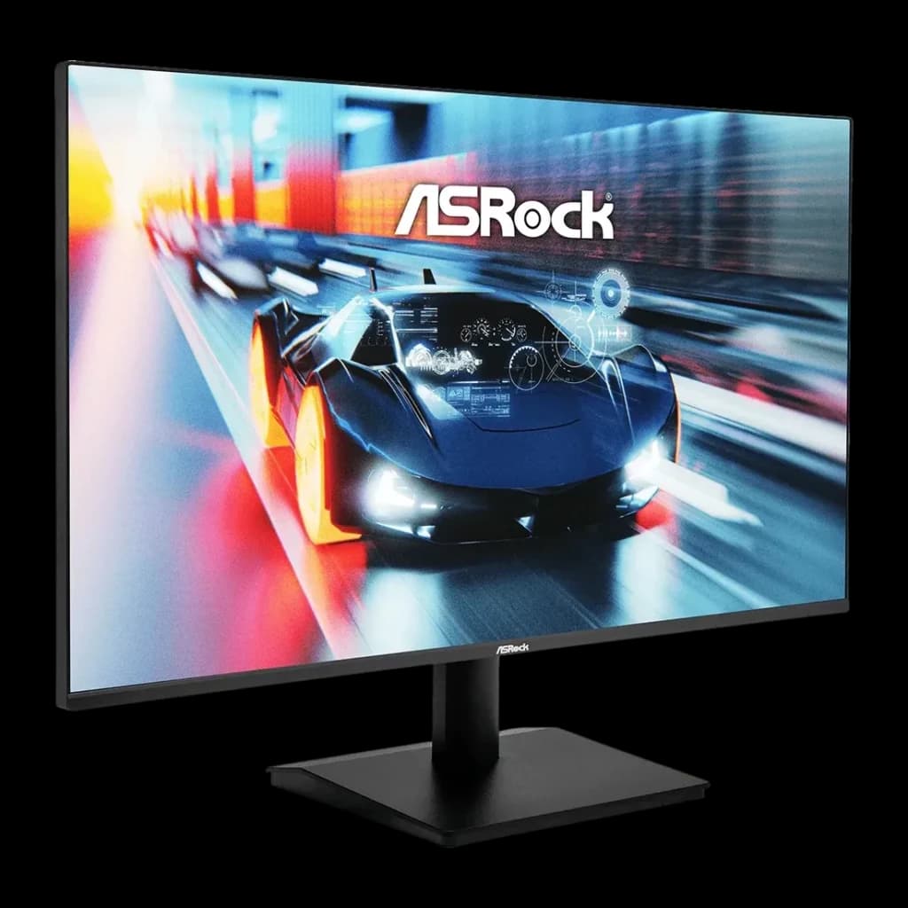 Monitor ASRock 27 polegadas Full HD IPS 144Hz 1ms Preto CL27FFB - ecrã com carro de corrida, moldura fina