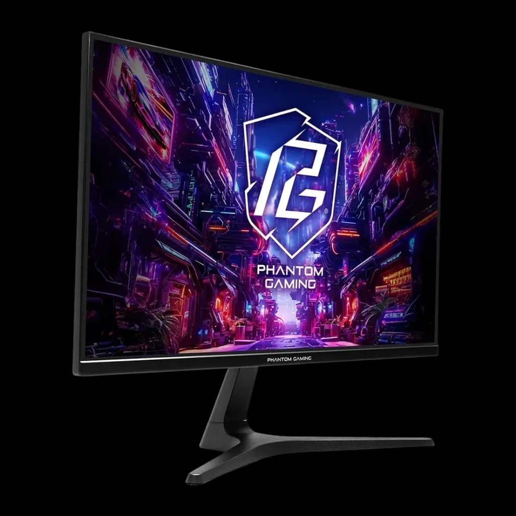 Monitor ASRock Phantom Gaming 24,5 polegadas FHD IPS 180Hz 1ms Preto PG25FFT - ecrã ligado