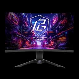 Monitor ASRock Phantom Gaming 27 polegadas 1500R QHD VA 180Hz Preto PG27QRT2A