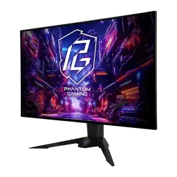 Monitor ASRock 31,5 polegadas OLED 240Hz 4K Ultra HD Preto PGO32UFS - ecrã com logo Phantom Gaming e cena