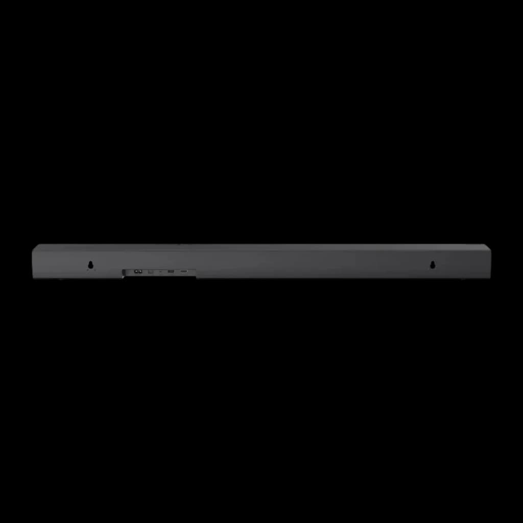 Barre de Son Hisense 3.1 Caisson de Basses Sans Fil 480W Noir - ports de connexion et trous de fixation murale