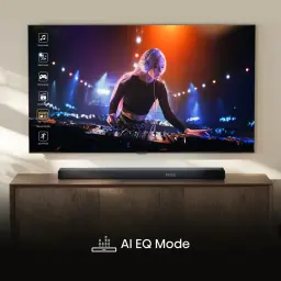 Barre de Son Hisense Dolby Atmos DTS:X 3.1.2 Caisson de Basses Sans Fil Noire AX3120Q - barre sous TV avec modes