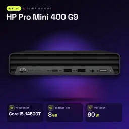 HP Pro Mini 400 G9 8GB/256GB Preto Intel Core i5-14500T SSD - características
