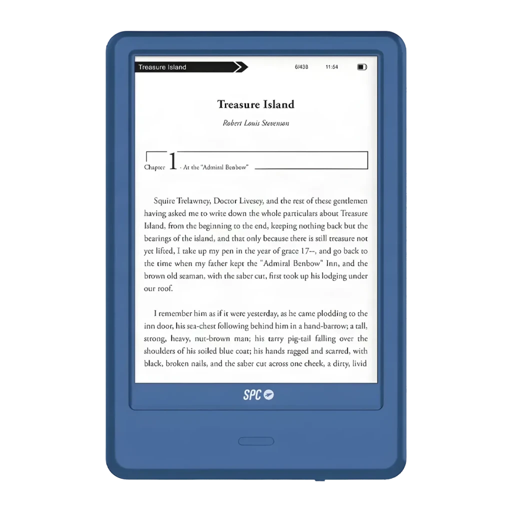 Libro Electrónico SPC Dickens Light 2 Pro 8GB Azul 6 pulgadas E-Ink Carta Luz Frontal