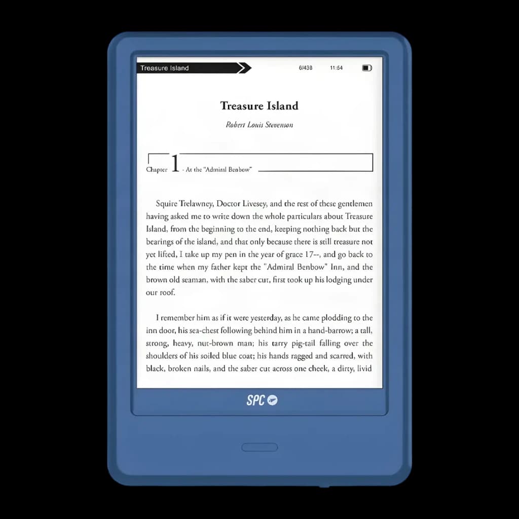 Libro Electrónico SPC Dickens Light 2 Pro 8GB Azul 6 pulgadas E-Ink Carta Luz Frontal