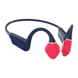 Écouteurs Leotec Kuri Conduction Osseuse Bluetooth 5.4 Multipoint Bleu/Rouge