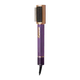 Modelador de cabelo Dreame Air Style Pro 1300W 80ºC Púrpura - cabo púrpura com botões dourados e cabeça