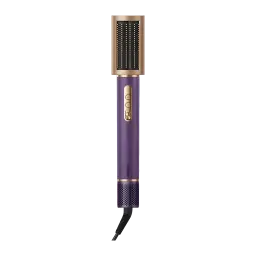 Modelador de cabelo Dreame Air Style Pro 1300W 80ºC Púrpura - cabo púrpura com botões dourados, cabeçote