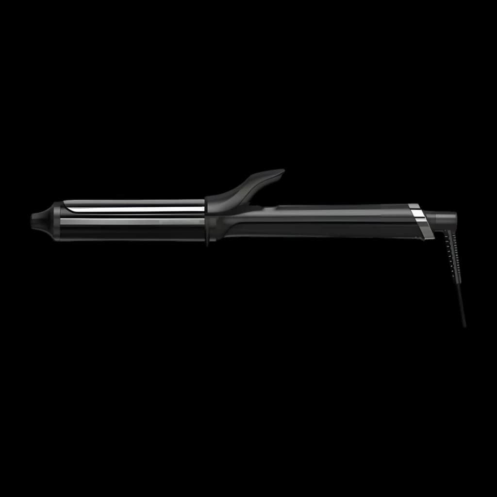 Fer à boucler GHD Curve Soft Curl Tong 32mm Technologie Ultra-Zone Noir - baril cylindrique brillant, pince et cordon