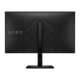 Monitor HP OMEN 27 G2 27 polegadas 180Hz FHD IPS Preto AV4K1E9#ABB - logo OMEN, suporte romboidal e portas
