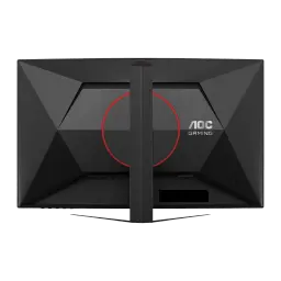 Monitor gaming AOC G4 27 polegadas Curvo QHD Fast VA 260Hz Preto/Vermelho CQ27G4Z2P - LCD