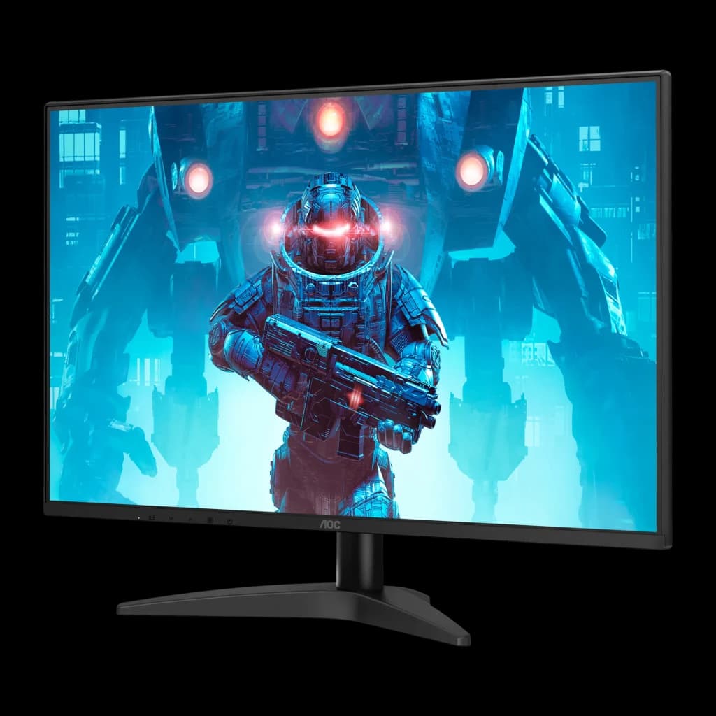 Monitor AOC 27 polegadas 144Hz QHD IPS Preto Q27B36X - ecrã com cena gaming e base preta
