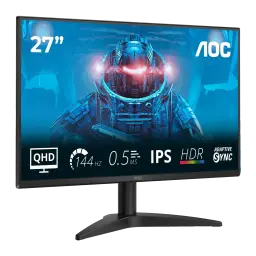 Monitor AOC 27 polegadas 144Hz QHD IPS Preto Q27B36X - ecrã com cena gaming e specs QHD, IPS, HDR