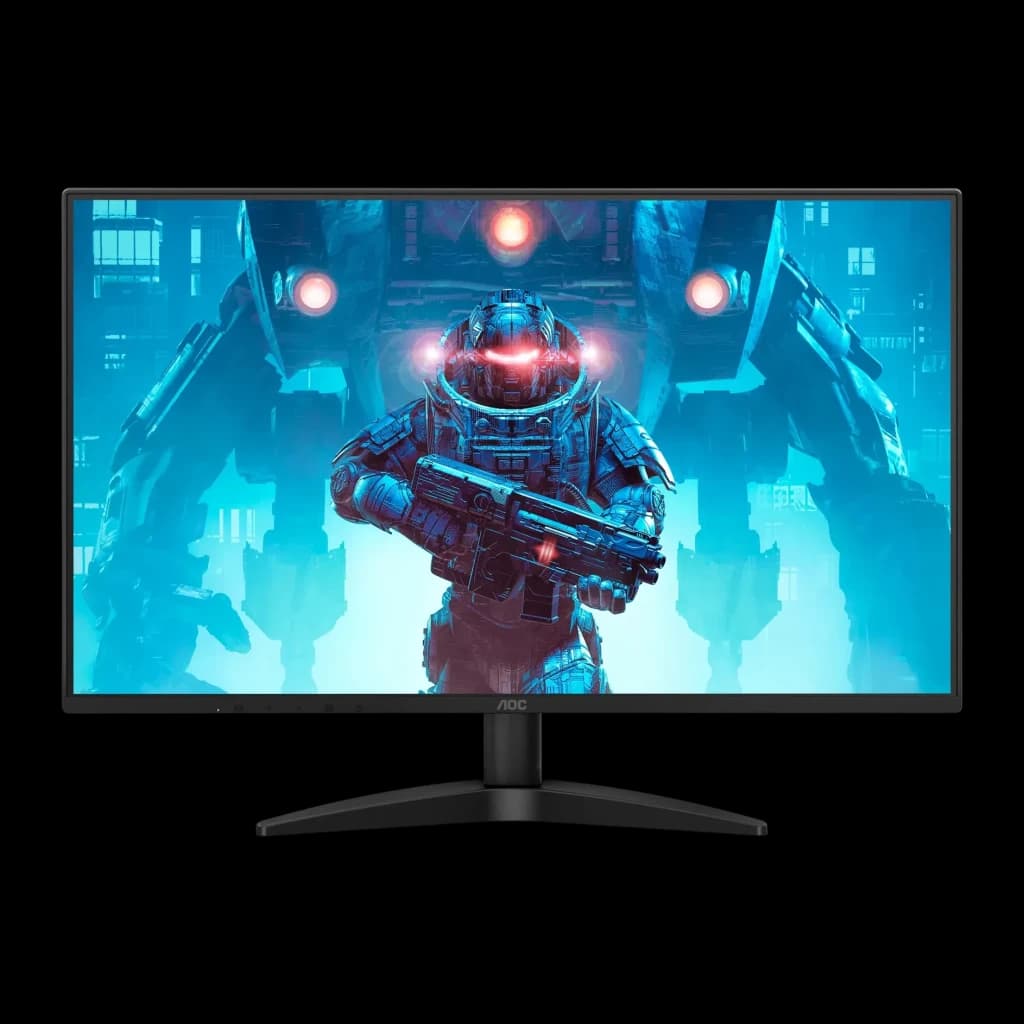 Monitor AOC 27 polegadas 144Hz QHD IPS Preto Q27B36X - ecrã com cena gaming de ficção científica, moldura fina
