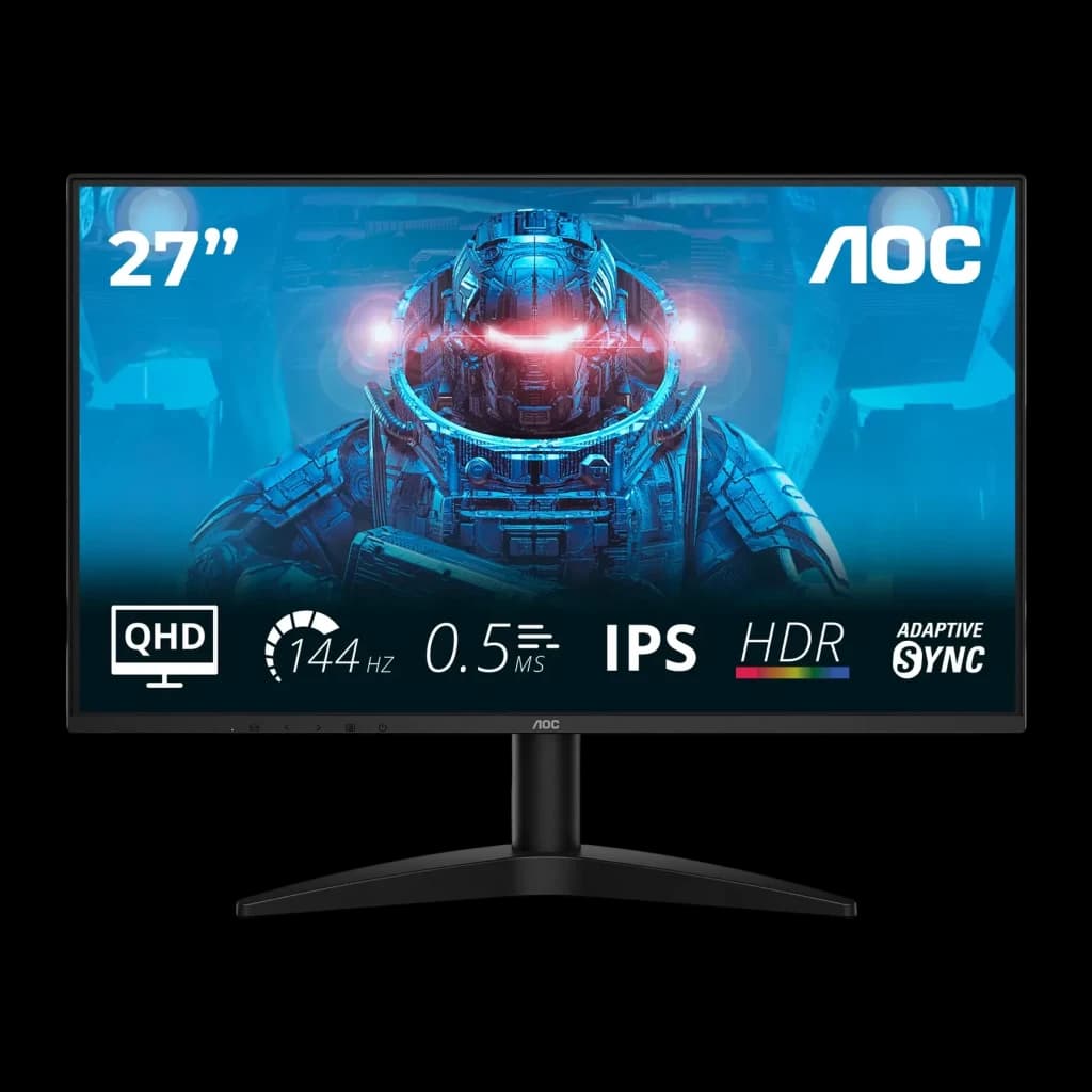 Monitor AOC 27 polegadas 144Hz QHD IPS Preto Q27B36X