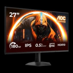 Monitor AOC 27 polegadas 180Hz FHD IPS Preto 27G50F - ecrã com cena gaming e especificações 180Hz