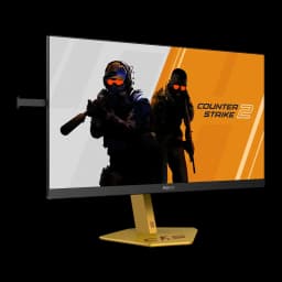 Monitor gaming AOC AGON PRO CS24A 24,1 polegadas 610Hz FHD 0,5 ms Preto - ecrã com Counter-Strike 2 e base