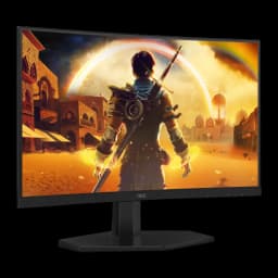 Monitor AOC G4 23.6 polegadas 180Hz Curvo Full HD VA Preto/Vermelho C24G42FE - painel curvo com cena